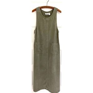Nordstrom Vintage Green Jumper/Overall Dress